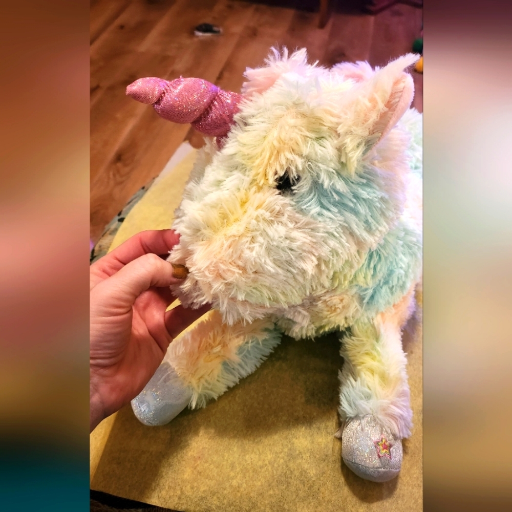 Cuddle Barn Light Up Unicorn Stuffed Animal